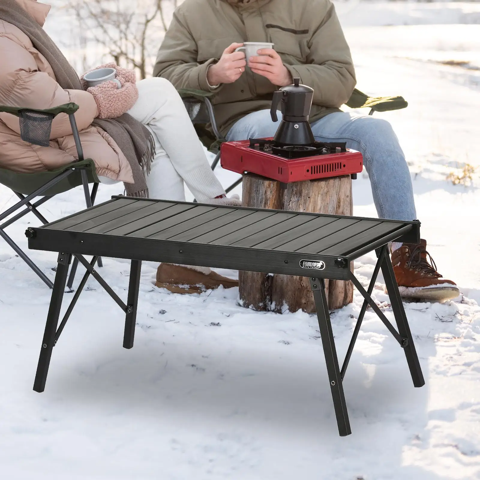 

Outdoor Folding Table Igt Wood Table Adjustable Height Furniture Grill Table
