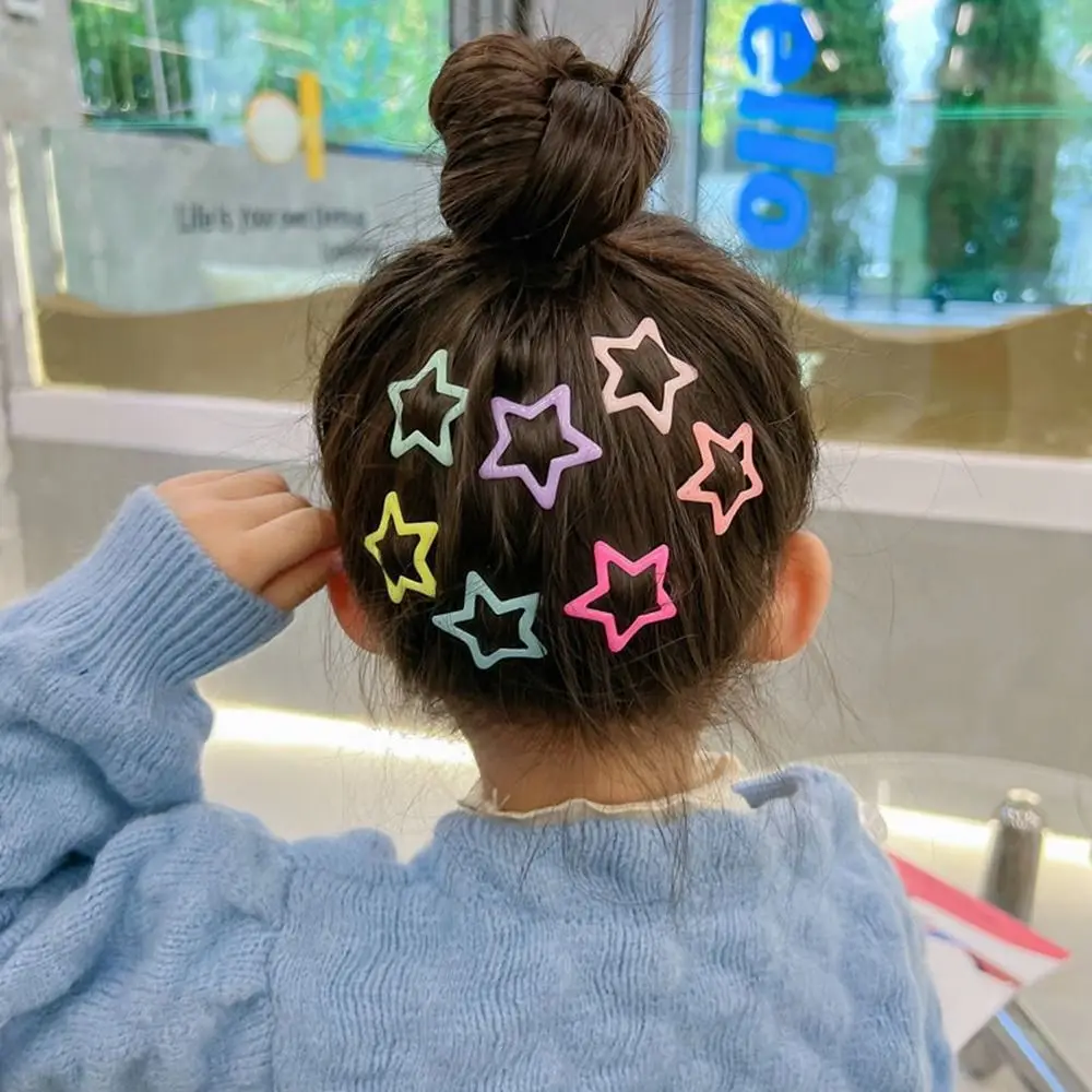 Shape Butterfly Heart Shape Candy Color Children Hairpin Set Female Hair Accessories Girl Baby Hair Clip Korean Style Headwear