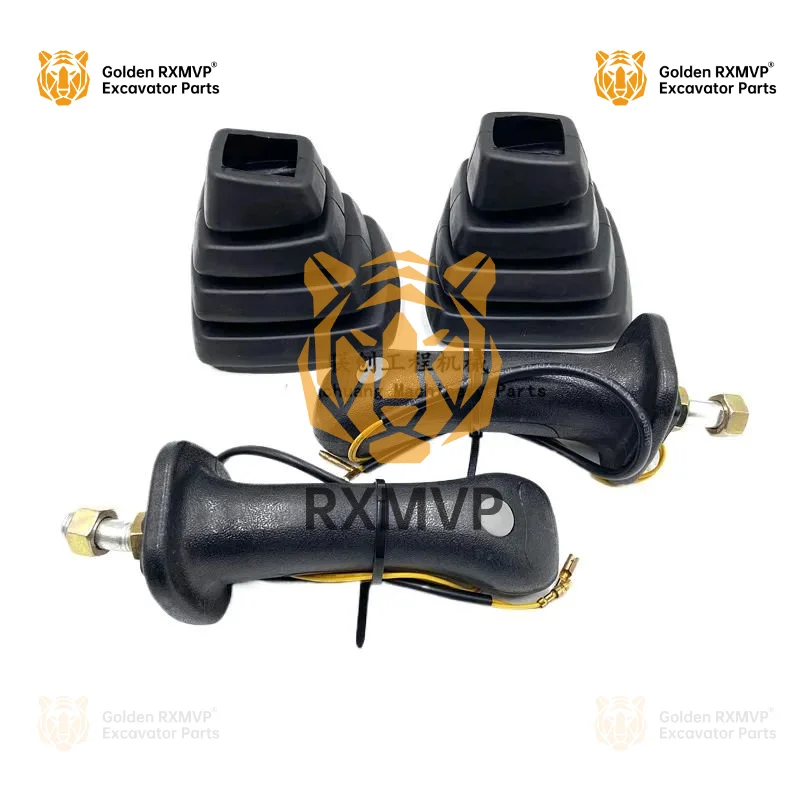 For Lonking Yuchai XCMG Lewo 55/60/65/75-8/80 Rexroth joystick handle rubber excavator accessories