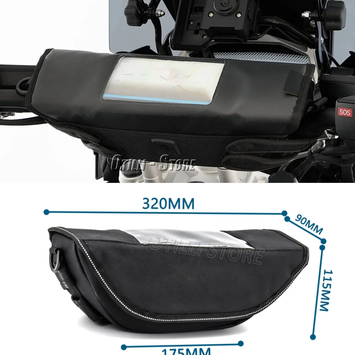 

Для BMW Для Honda Для Kawasaki Для Suzuki Для Ducati Для Yamaha и т. д. Мотоцикл Водонепроницаемая сумка для смартфона Сумка на передний руль