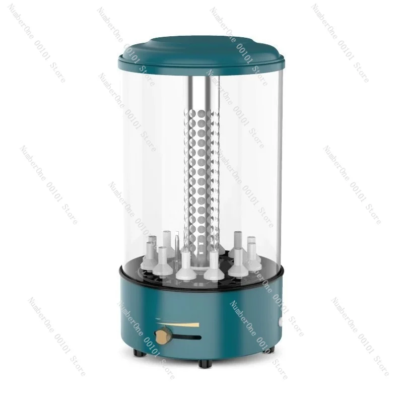 Air Fryer Skewer Machine, Smokeless BBQ Grill for Lamb Skewers, Multifunctional Household Automatic Griller view 2