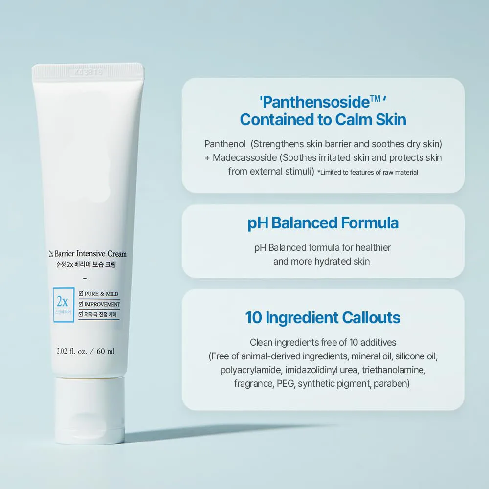 barrier intensive cream repairs skin and improves redness