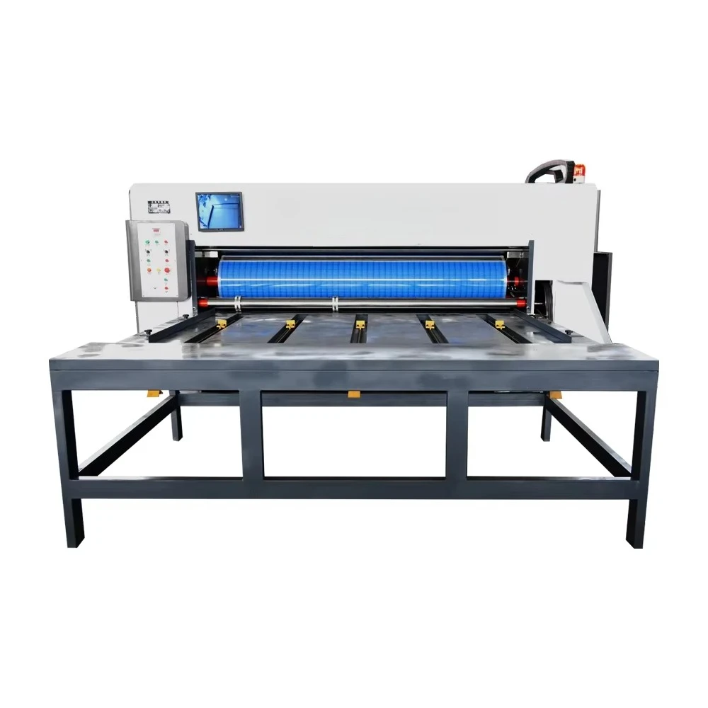Box Packing Printing Machine Good Quality Printing Slotting Die Cutting Machine Semiautomatic Board Printing Slotting Machine view 6