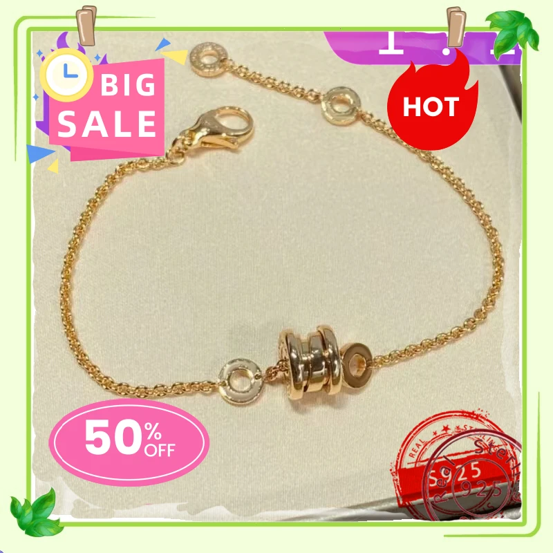 925 High-quality Women's Jewelry Bracelet Is Like A Rainbow, Which Takes You Into The Fairy Tale World To Meet Prince