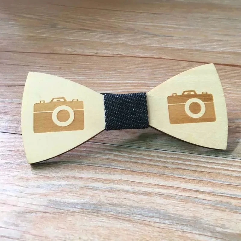 Fashion Wooden Bow Tiet Gentleman Groom wooden necktie bowtie Wedding Party Bow Ties Butterfly Wooden Tie For Man