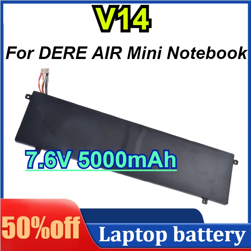 

7.6V 5000mAh High-Quality V14 Laptop Battery For DERE AIR Mini Notebook Laptop Battery