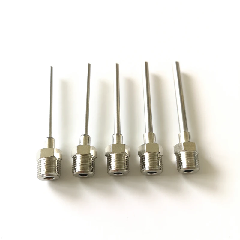 

M10 * 1 stainles metal needle adapter dispenser dispensing needle pneumatic accessories needle tube spray glue needle tube