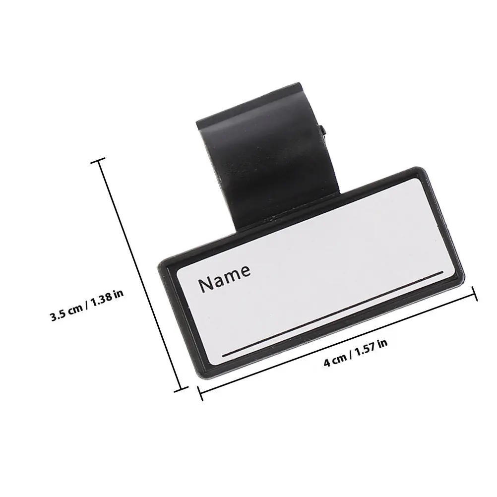 4Pcs Stethoscope Identification Tags Writable Doctor Name Clips Plastic Tool Labels Replacement Accessories for Nurses