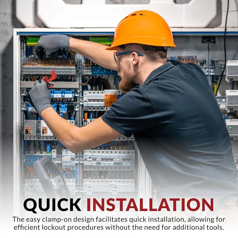 Блокировка интеллектуального выключателя для электрического однополюсного выключателя с зажимом 120-277 В, комплект для блокировки настройки, станции для заправки устройств