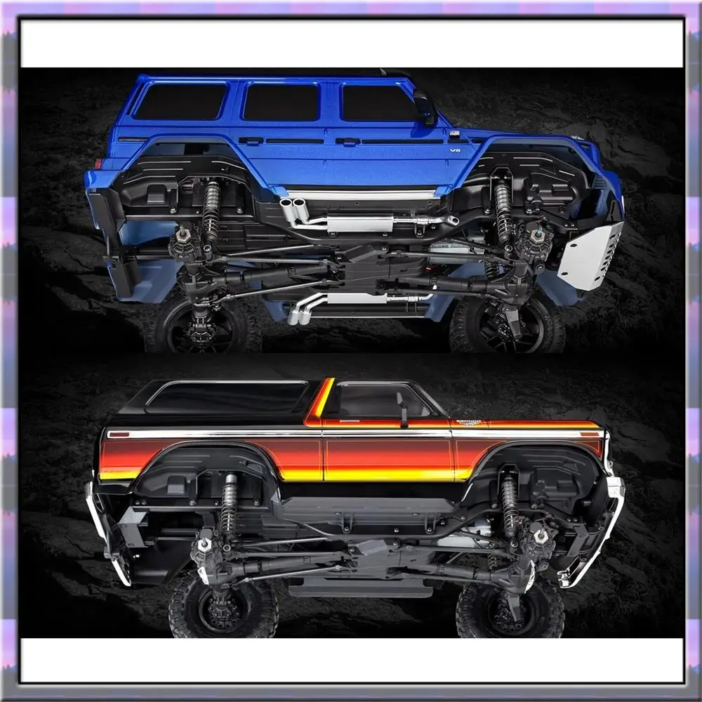 A49U 2PCS Steel Metal Girder Side Frame Chassis For 1/10 RC Crawler Traxxas TRX-4 TRX4 Upgrade Parts Accessories