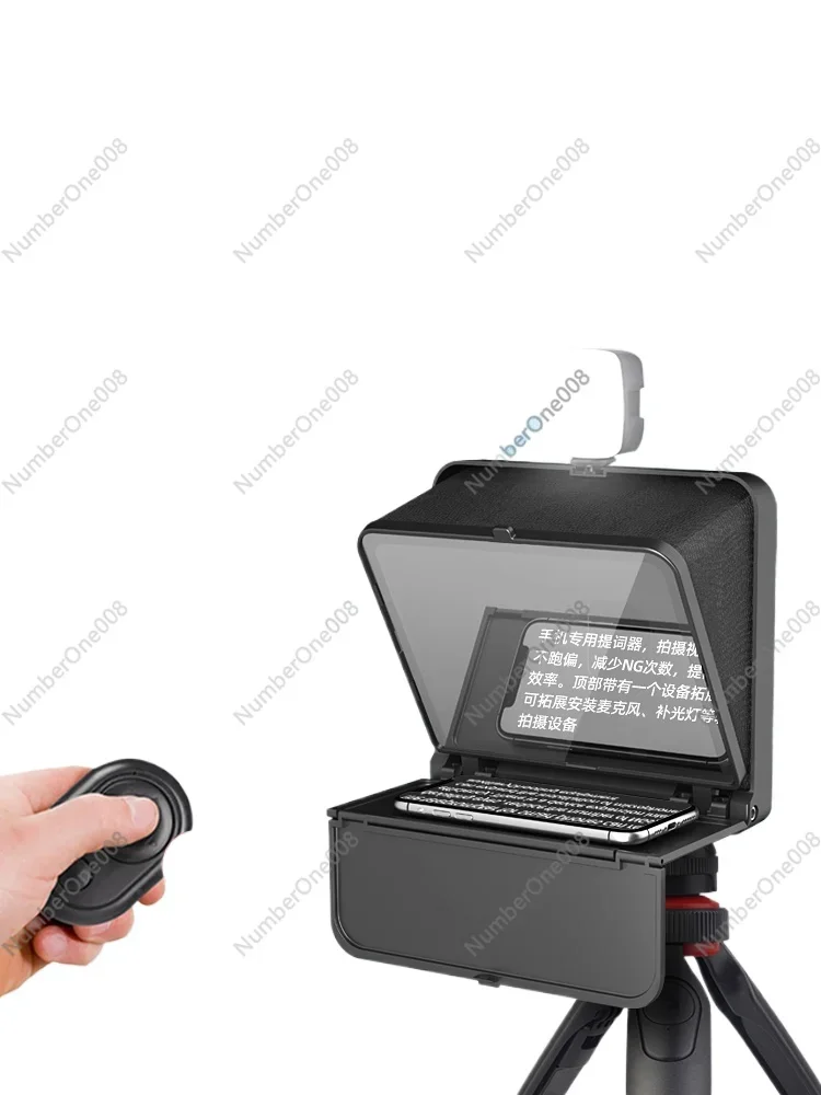 Mobile Phone Tablet SLR Camera Teleprompter Large Screen Folding Portable Inscription