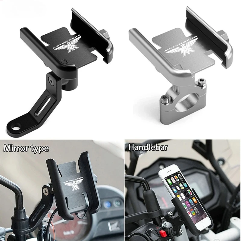 

For Moto Morini X-CAPE 650 xcape650 T/TS 6 1/2 Seiemmezzo STR SCR Super-Scrambler CNC Handlebar Phone Bracket GPS Stand Holder