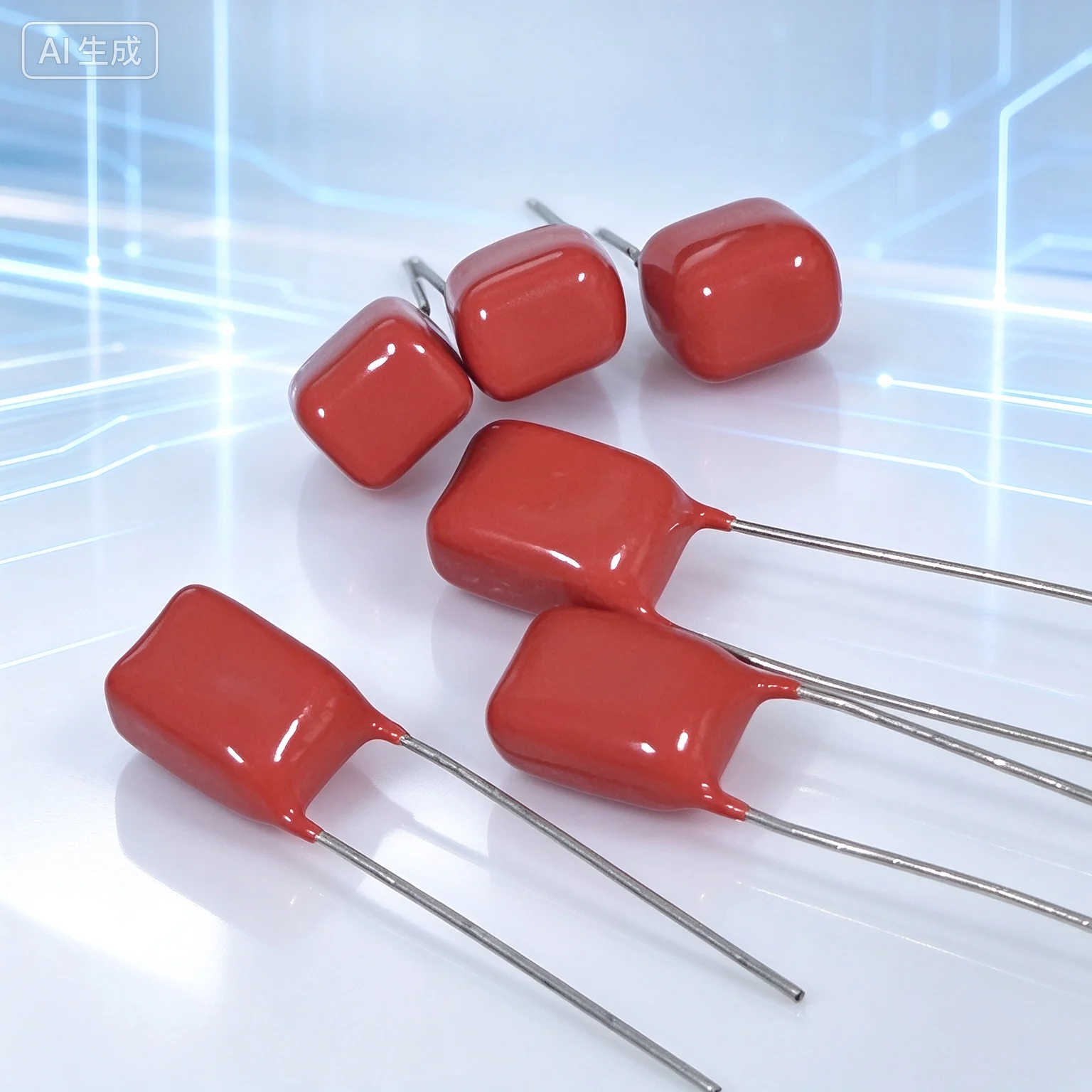 100pcs  Vintage Dutch Philips 105K 1UF 63V for metallized polypropylene film capacitor P5