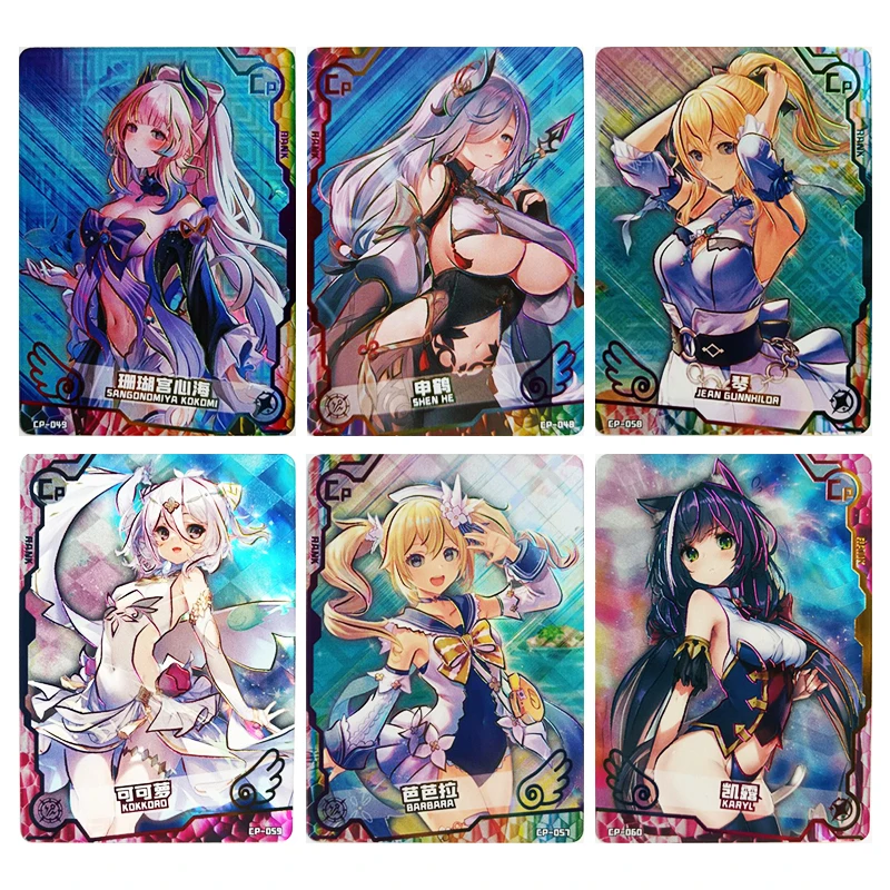 Goddess Story CP card Shenhe Kokomi Bronzing collection Anime characters Game cards Christmas Birthday gifts Children\'s toys