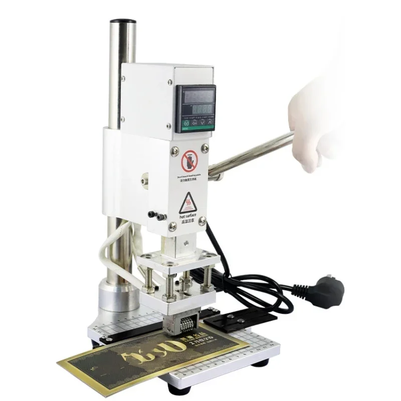 220V New WT-90DS/WT-90E Manual And Automatic Code Skipping Serial Numbering Machine 220v/110v Hot Stamping And Pressing Machine