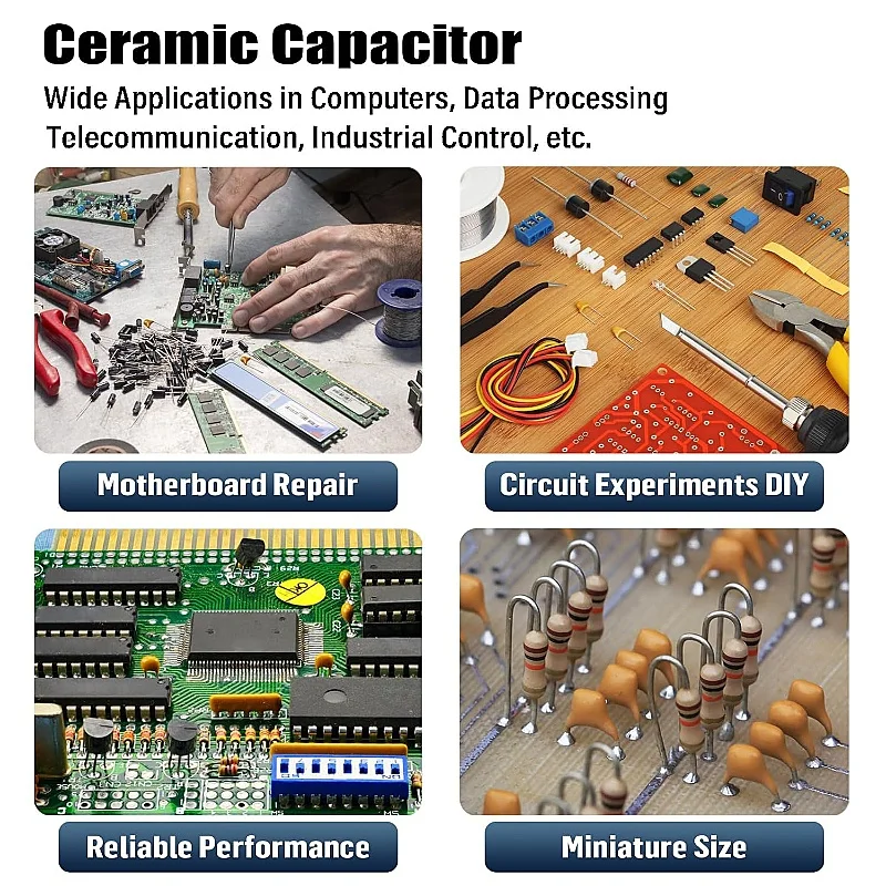 100nF single-chip ceramic capacitor 0.1uF 50V single-chip ceramic capacitor 0.1μF MFD multilayer ceramic capacitor (100 packs)