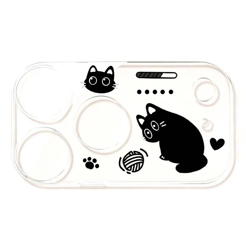 لطيف الكرتون الحيوان سلسلة جرو الفيل الدب غطاء للعدسات آيفون 17 برو 17 برو ماكس حماة كاميرا الهاتف المحمول