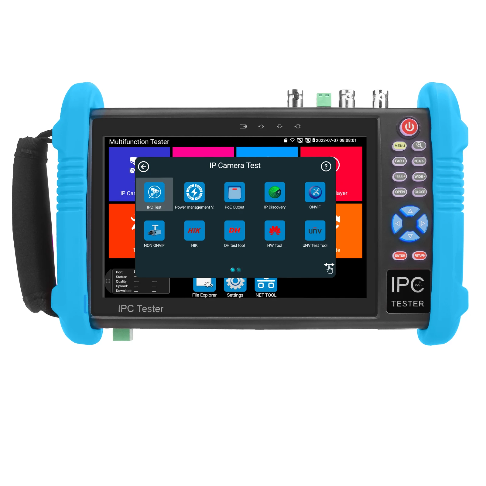 

STLF ZJW Advanced NF-IPC716 7 Inch Touch Screen ADHS Plus Factory Price 4K Tester CCTV for TVI CVI AHD SDI IP Cam