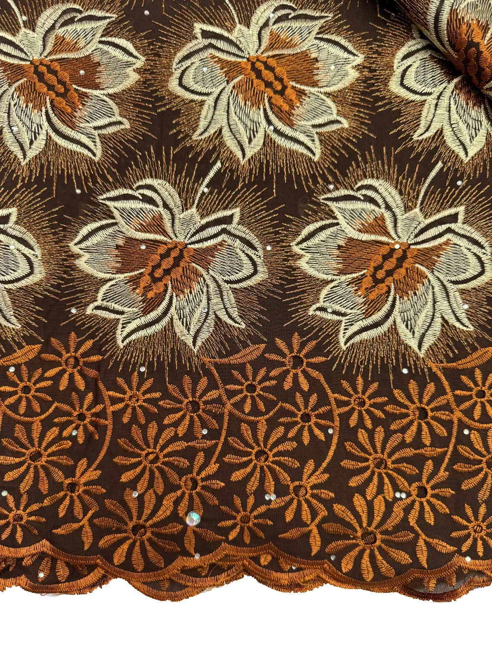 الأفريقي المطبوعة التطريز القطن الدانتيل النسيج الدانتيل الجاف النيجيري جودة عالية السويسري الفوال أقمشة الدانتيل لخياطة فستان الزفاف