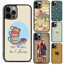 Gilmore Girls Coffee phone Case Cover For iPhone 16 15 14 Plus X XR XS Apple 11 12 13 mini Pro Max coque