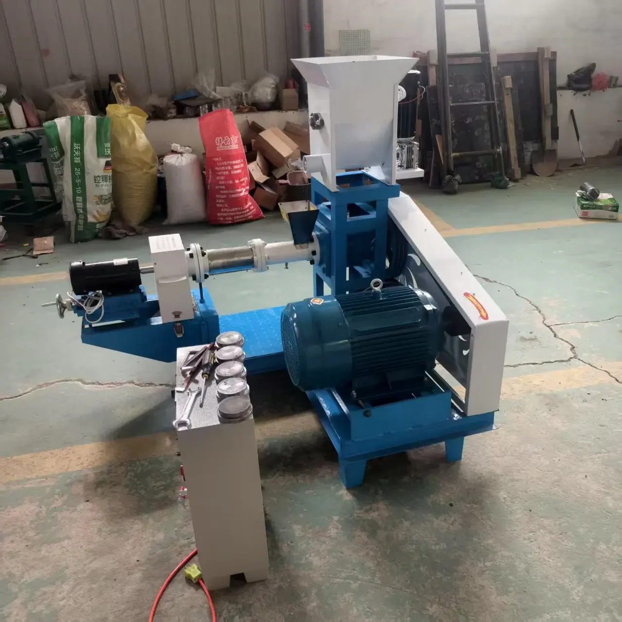 Strosen Customized Pet Feed Fish Feed Pellet Machine Cat Food Processing Equipment Small Dog Floating Fish Feed Extruder Machine