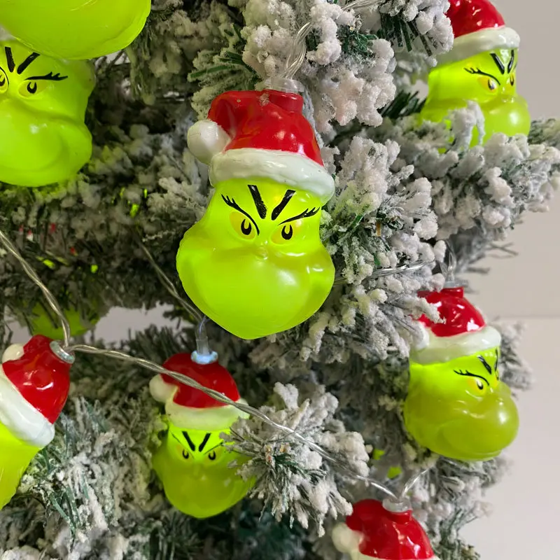 Guirnalda de luces LED navideñas para decoración de árbol, cuentas para interior y exterior, para el día de Halloween, 2024, 704