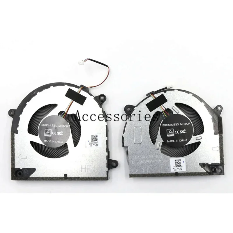 

FORNEW CPU GPU COOLING FAN For Legion Y540-17IRH 81Q4 GTX1660Ti DC5V 0.5A 5F10S13888 17"