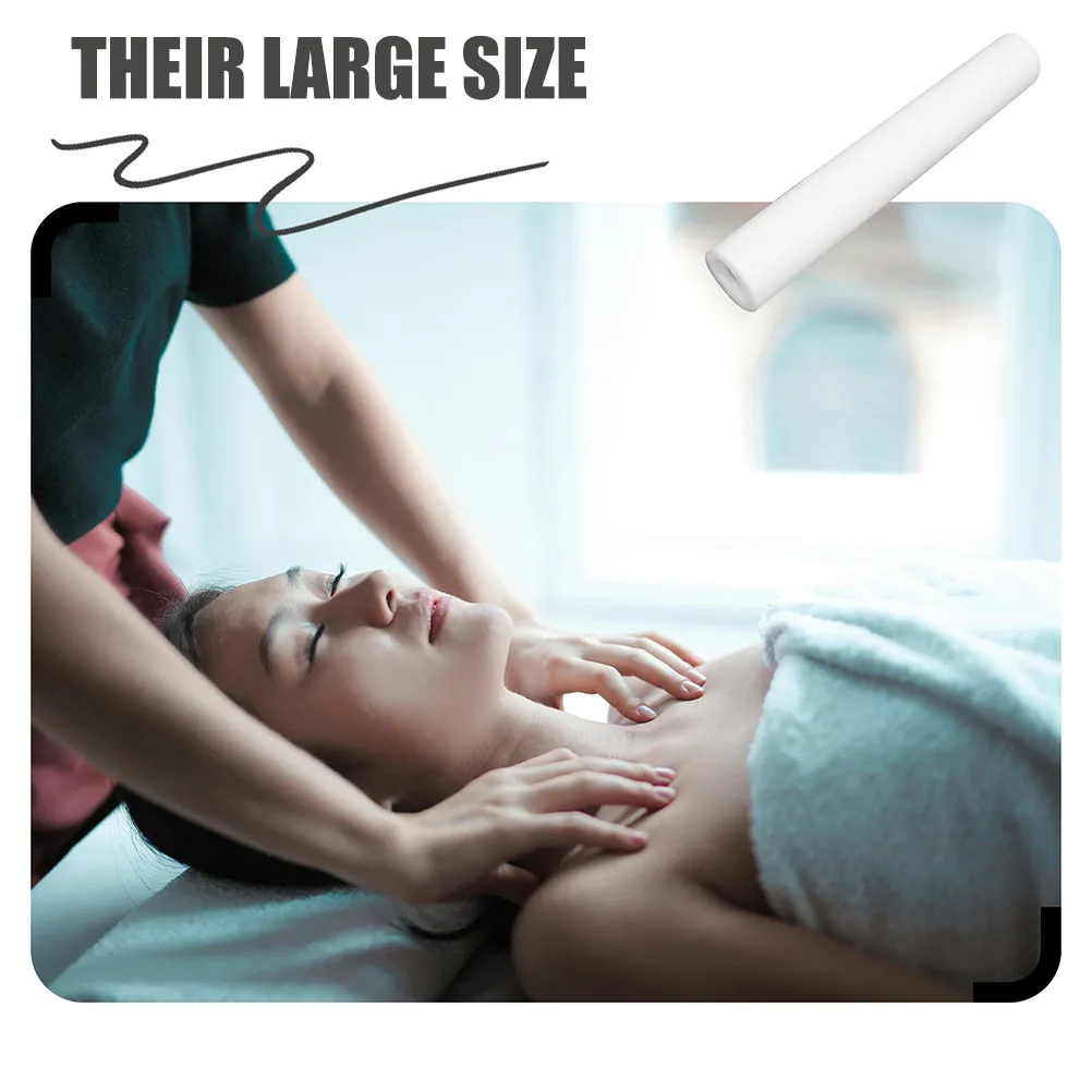 

50 штук одноразовых чехлов для подголовников из мягкого нетканого материала для массажных столов, спа-салонов, для подставок для лица и ног