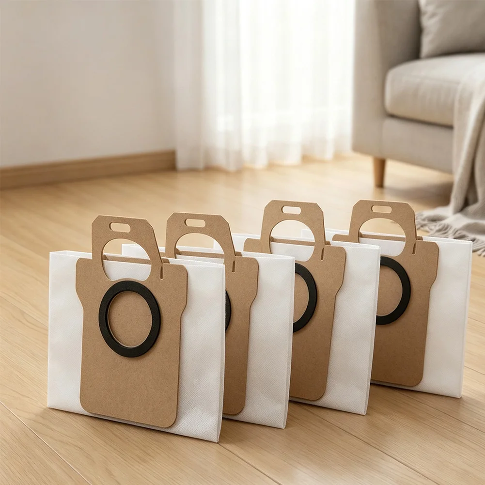 Dust Bags for DEERMA For X90 Ultra Robot Vacuum Cleaner Featuring High Efficiency Particle and Secure Seal Design