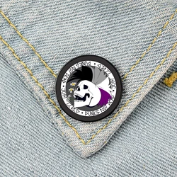 Asexual Punks Not Dead LGBT Pin Custom Funny Brooches Shirt Lapel Bag Badge Cartoon Cute Jewelry Gift for Lover Girl Friends