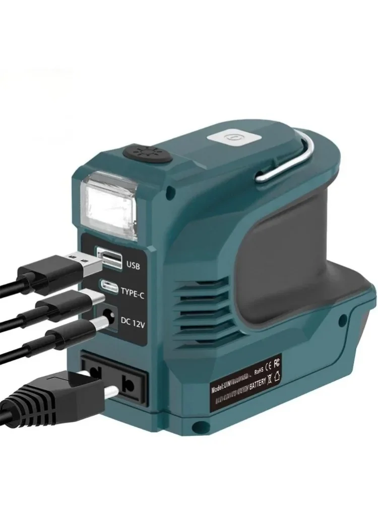 180W 18V LXT Batteriespannungswandler (Wechselrichter) mit USB LED Powerbank für Makita