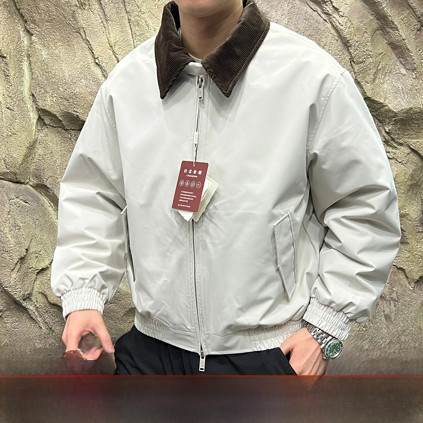 

Итальянский Sle, теплая шерстяная смесь, хлопковая одежда Jaet Barn Sle, осенне-зимняя термоодежда, молодежная модная подставка, подходит