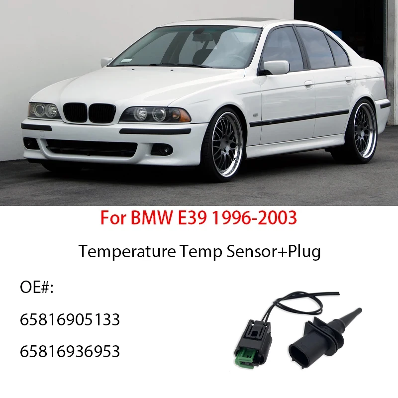 

65816936953 Genuine Ambient Outside Air Temperature Sensor+Plug For BMW E38 E39 3'5'7 M5 M6 X3 X5 X6 Z4 65816905133 61132359999