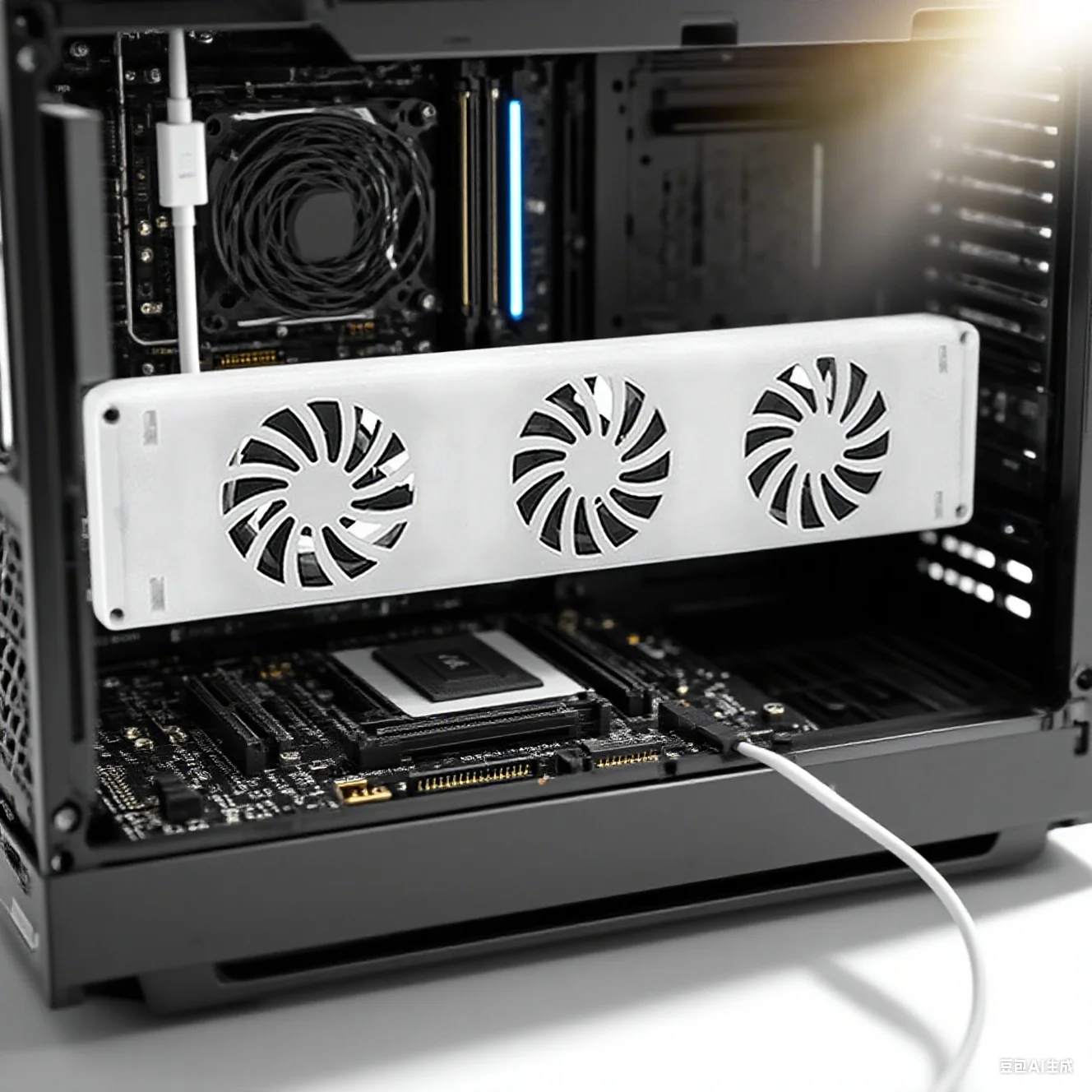 

3-Fan Home Radiator Magnetic Cooling Fan Increased Air Circulation And Improved Heat Distribution Fireplace Fan