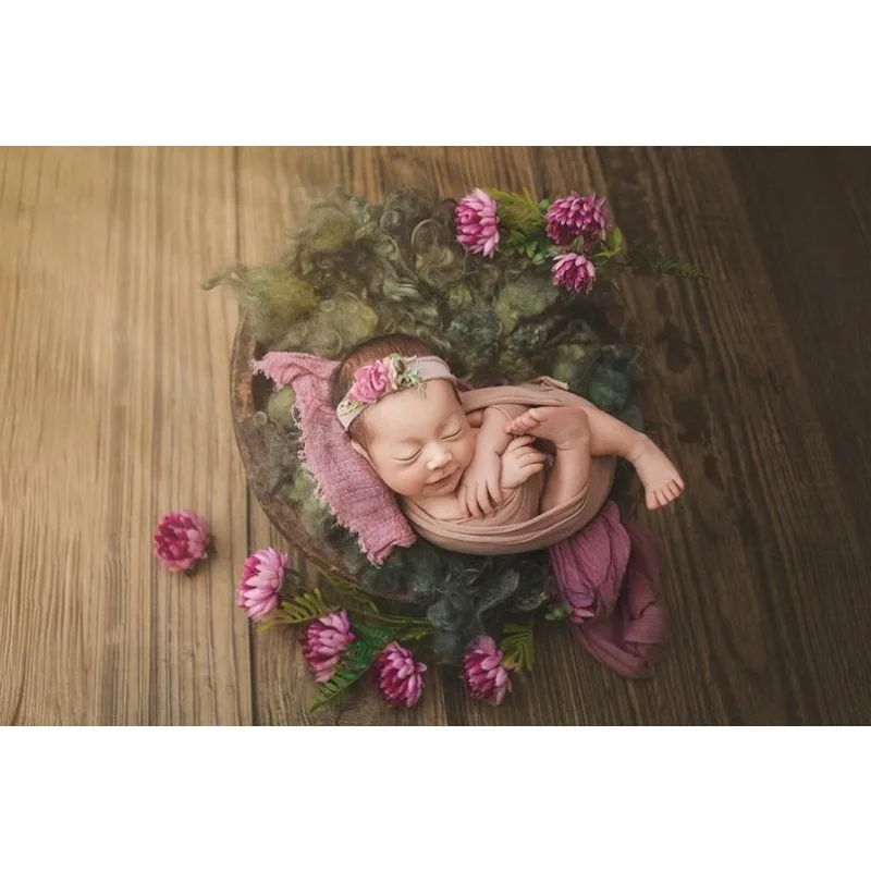 مجموعة التصوير الفوتوغرافي لحديثي الولادة من الأنجورا - خلفية قابلة للتمدد ولفة لجلسات الصور في الاستوديوية، Fotoografie rekwizyty do sesji noworodkowj bebe #6