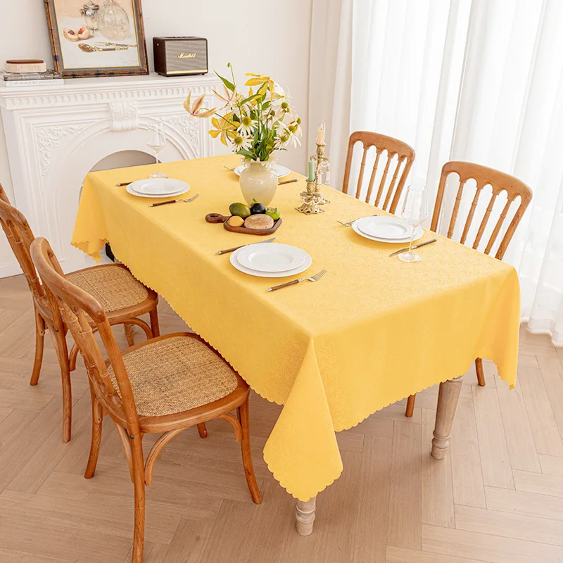 Floral tablecloth, coffee table cover, dining table cloth, light luxury and high-end style, suitable for market stalls