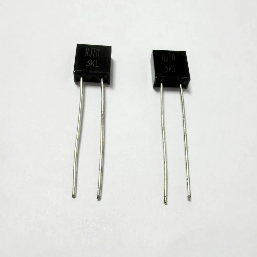 1PCS RJ711 0.25W Resistencia de Muestreo de Lámina Metálica de Baja Temperatura No Inductiva de Alta Precisión 0.01% 5PPM