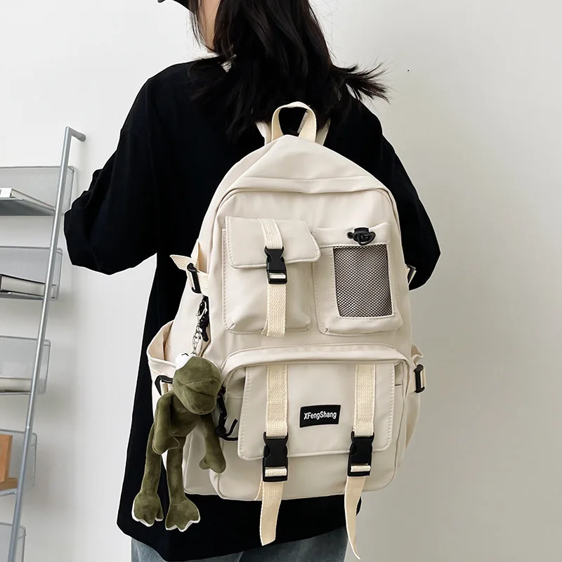 Teenager Laptop Backpack Multifunctional Women Men Canvas School Bag High Quality Student Backpacks Boy Girl Fashion Schoolbag