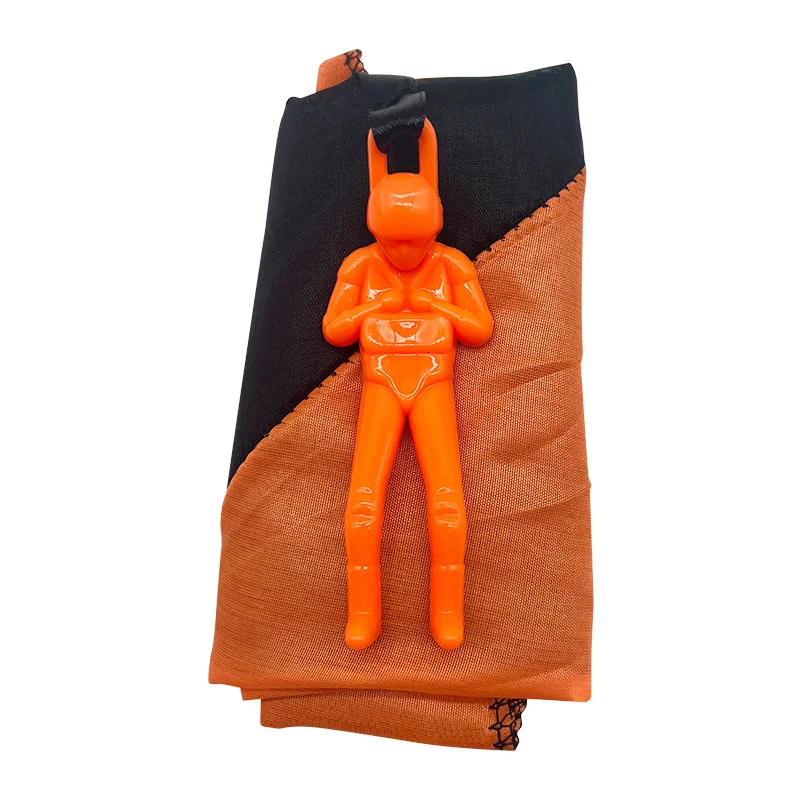 1 stks Hand Gooien Parachute Kids Outdoor Grappig Speelgoed Spel Speelgoed voor Kinderen Fly Parachute Sport met Mini Soldaat Speelgoed