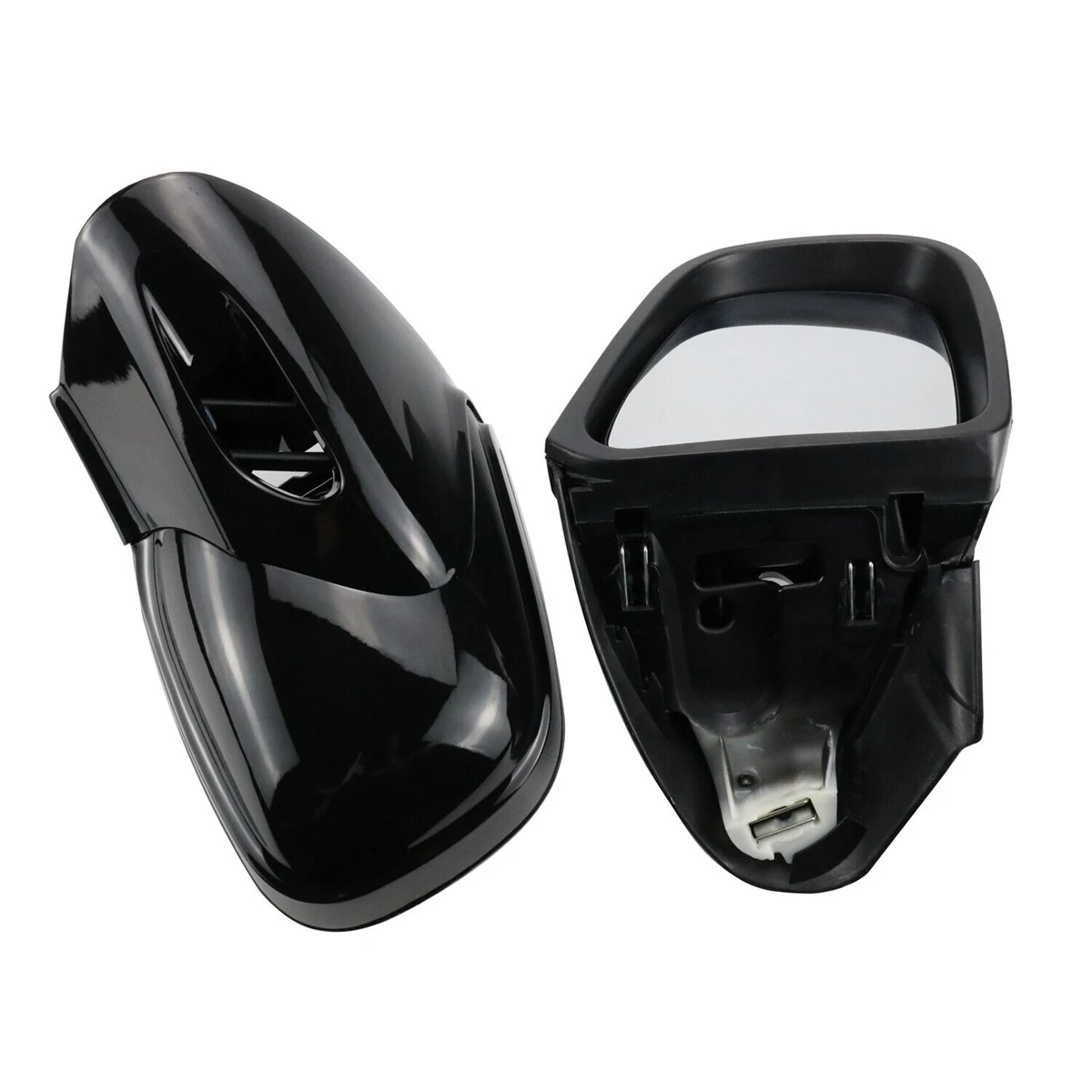 Bright Black Motorcycle Rearview Side Mirrors Fits For- K1200 K1200LT K1200M 1999-2008