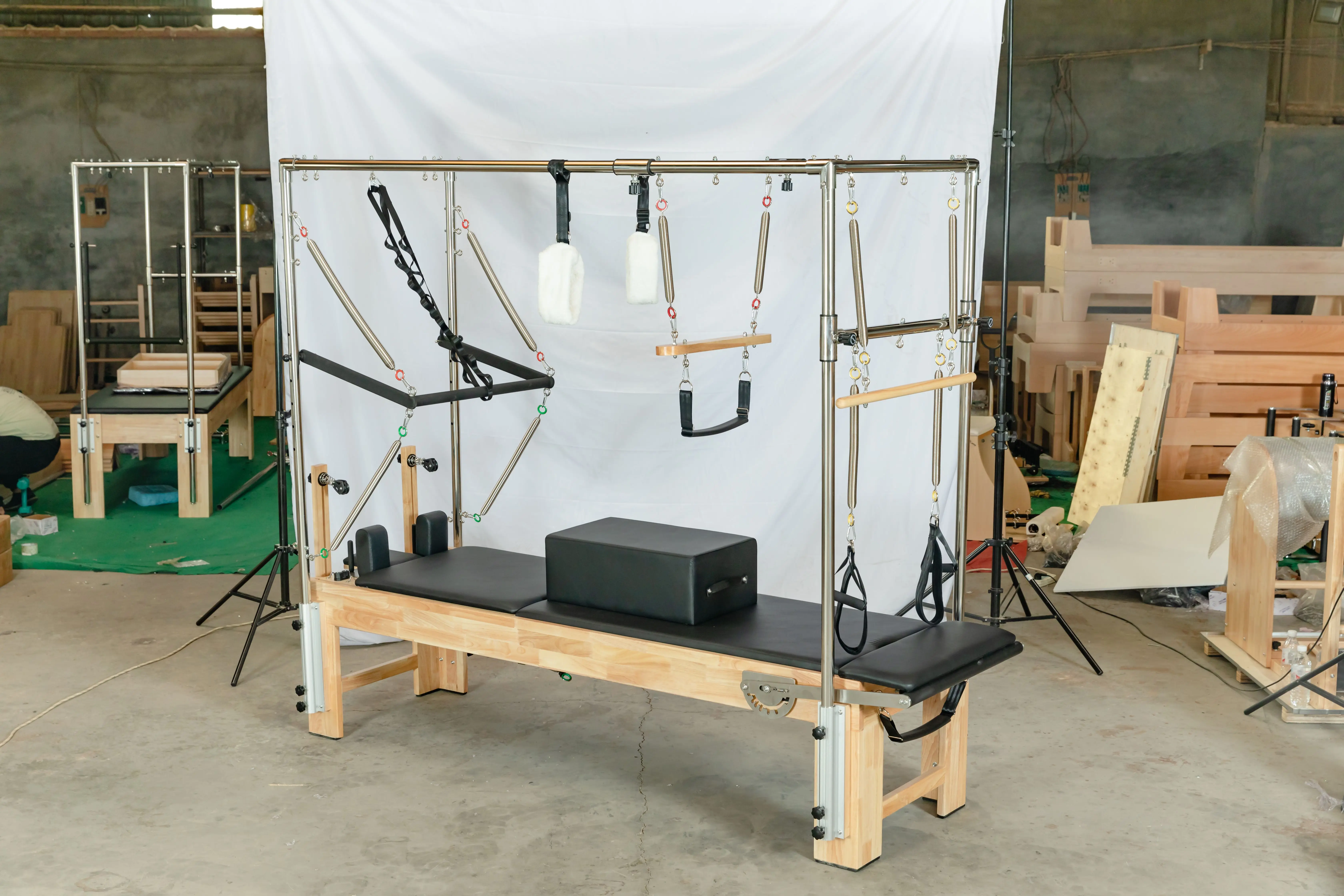 Cama elevada clásica para gimn - Yoga Fitness Pilates Reformer reseña y precio