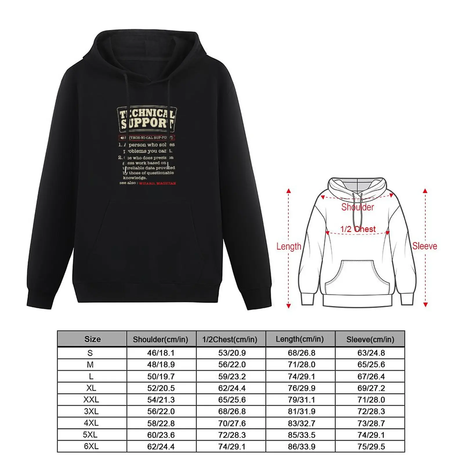 Tech Support Definition SysAdmin Camisa Sudadera con capucha Ropa de otoño para hombres Ropa para hombres Sudaderas con capucha para hombres