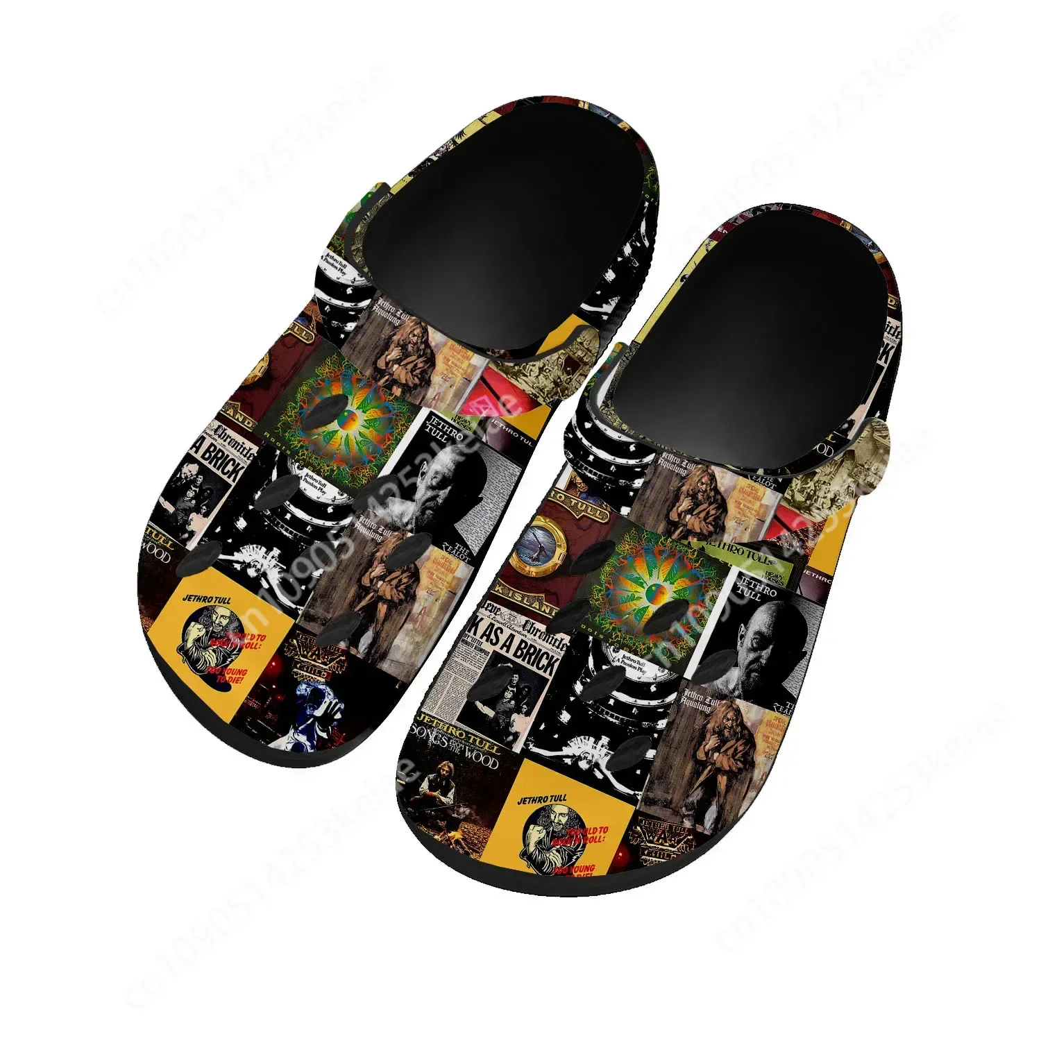 Jethro Tull Folk Rock Band Home Clogs Custom Water Shoes Mens Womens Teenager Shoe Garden Clog Breathable Beach Hole Slippers