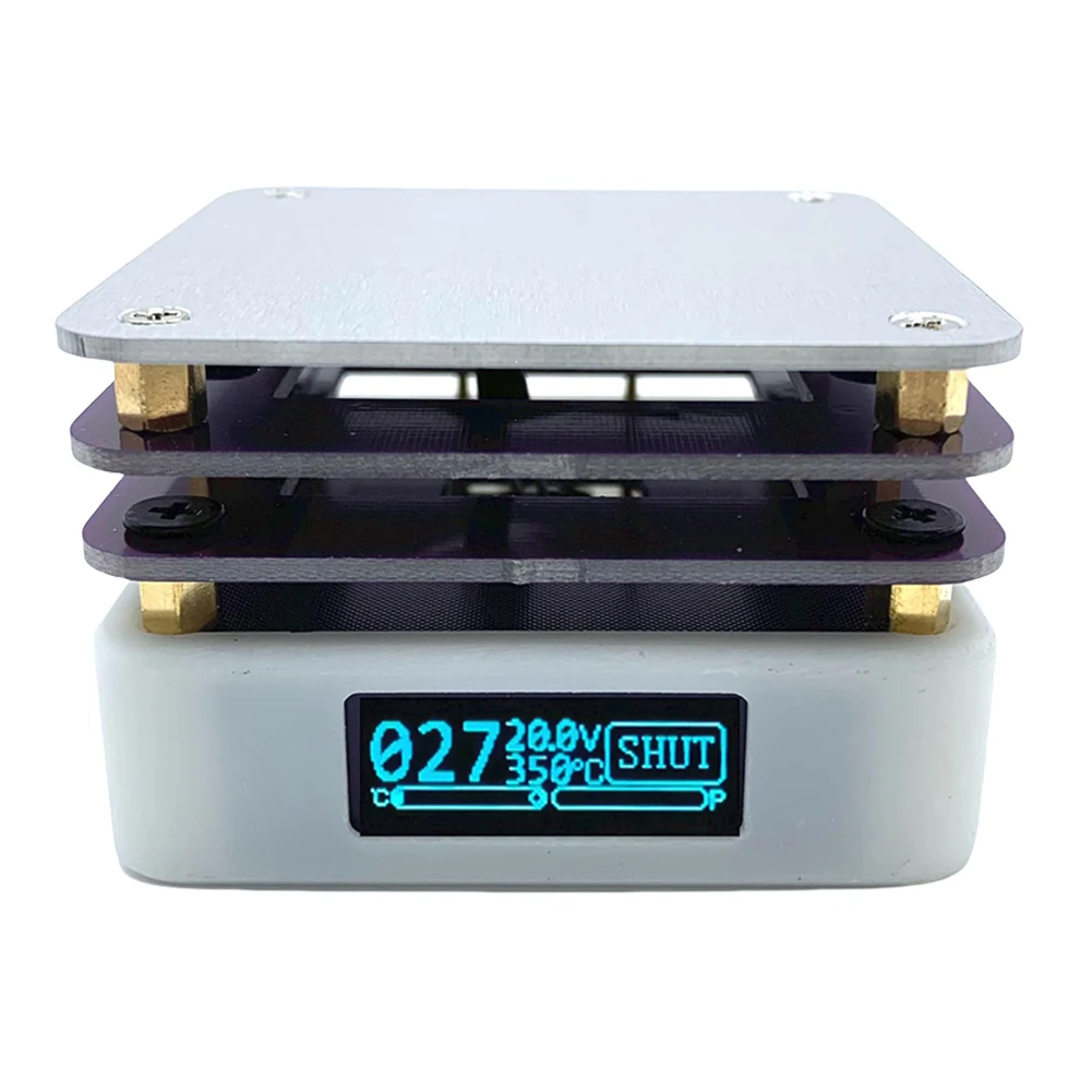 65W Circuit Board Preheater Constant Temperature PCB Board Preheating Platfor Rework Heater Lab Plate for Repair DIY Laboratory