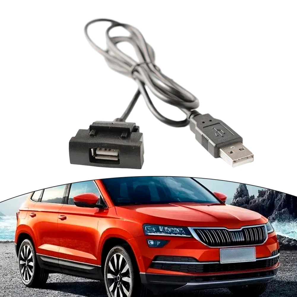 RCD510 RNS315 Radio USB Interface Extend Cable Adapter For Skoda Octavia Auto 4Pin Connector