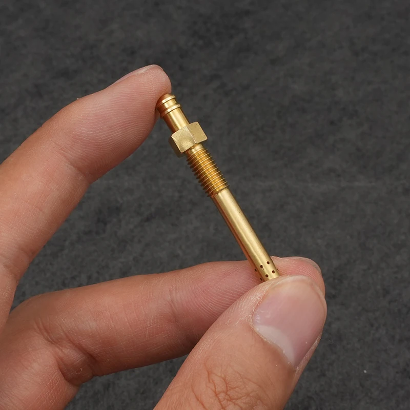M5 Nozzle RC Plane Engine Exhaust Pipe Multi-Hole Design for Uniform Atomization 43.5mm Total Length Smoke Effect Mod Part