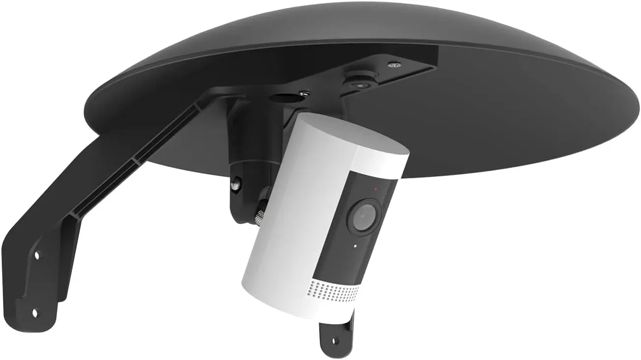 

Sun & Rain Shade Cover with 360° Adjustable Mount for Ring and Blink Outdoor Cameras - Black