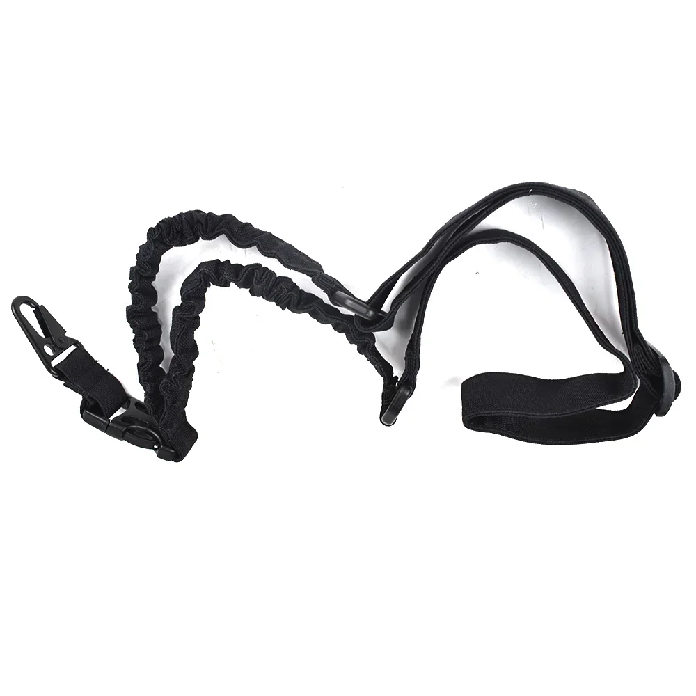 Adjustable  Single Point Tactical Bungee Sling Strap High-Density Polyester Elastic Rope for Outdoor Usage Made Durable Nylon