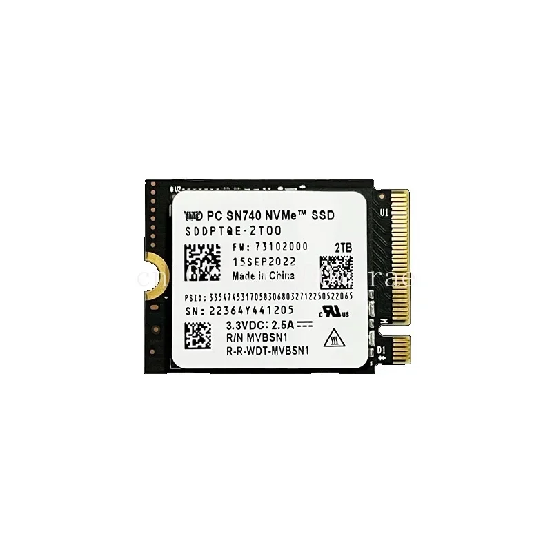 

Be suitable for SN740 2tb 1tb 512g 2230 SSD NVMe Can Be Installed Steamdeck Dual System