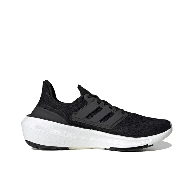 Adidas ULT Men's and Women's Running Shoes Comfortable Fabric Anti slip Lightweight Low cut Casual Running Shoes Black and White